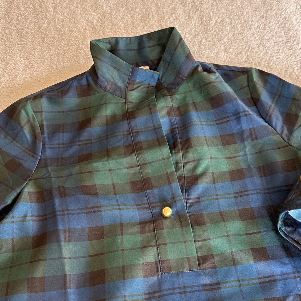 Women’s Tuckernuck Green and Blue Checkered Shirt